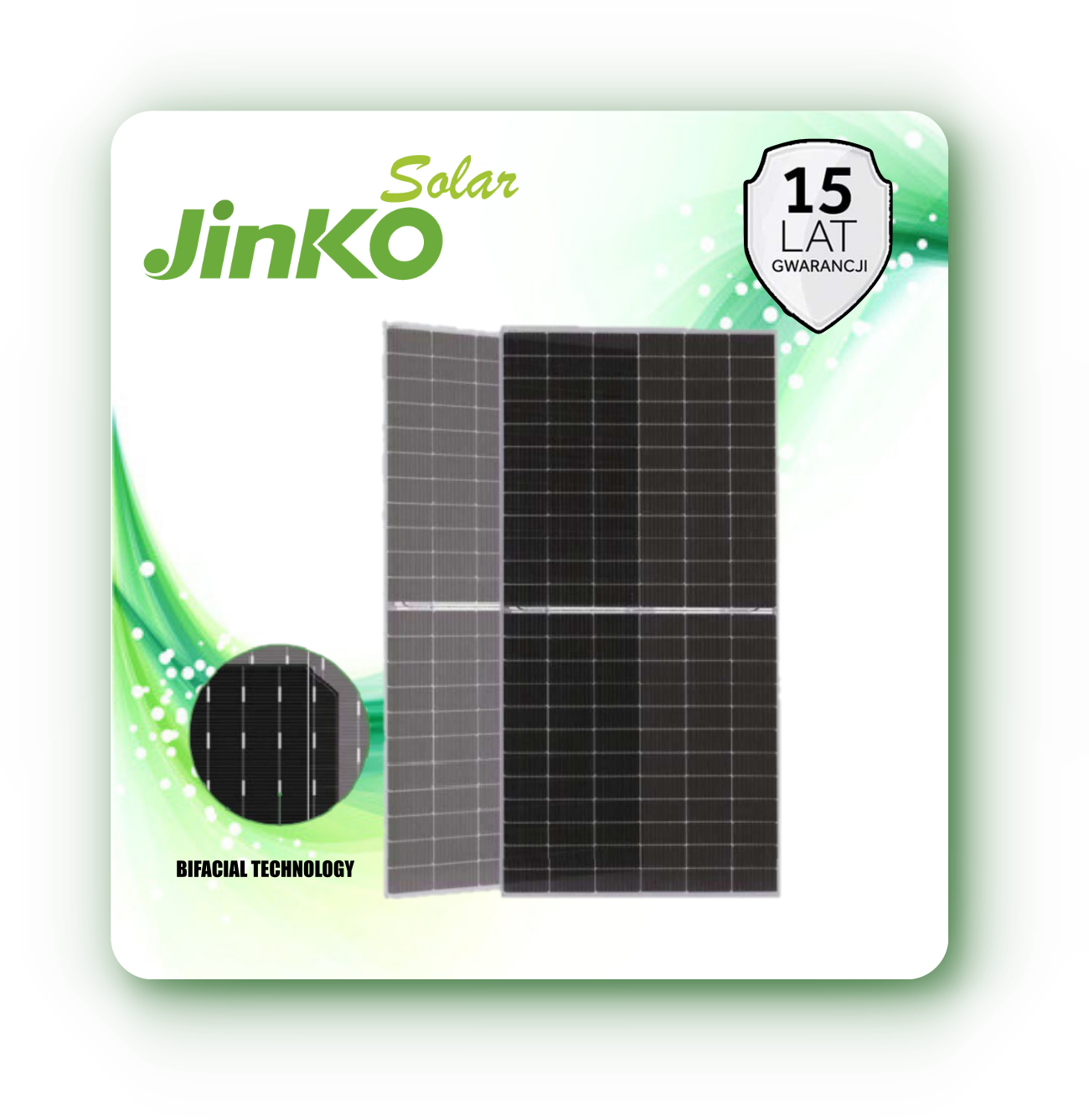 Panel Fotowoltaiczny Jinko Solar 545W Bifacjalny